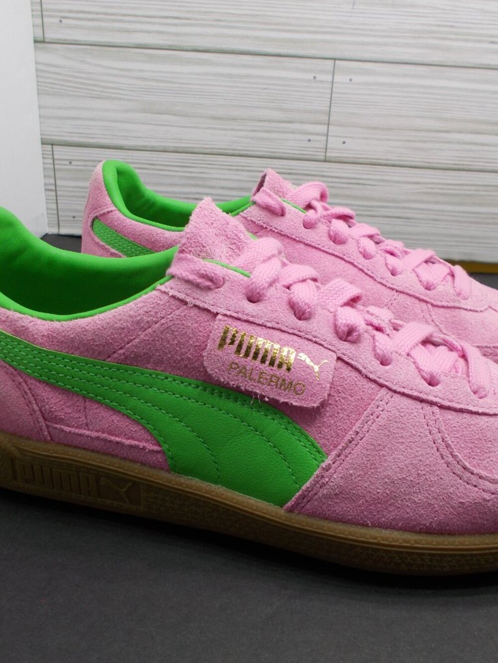 Puma Palermo Pink Suede Shoes 397858-01 Women's 9.5 - Picture 4 of 6